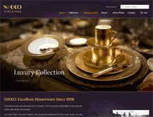 Tablet Screenshot of nikkoceramics.com